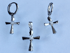 Комплект (серьги-подвеска ) ffks00900-ZZ1309 фото Комплект (серьги-подвеска ) - (артикул - ffks00900-ZZ1309)