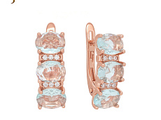 фото Серьги  fallon - (артикул - 18e01740-FF8336)